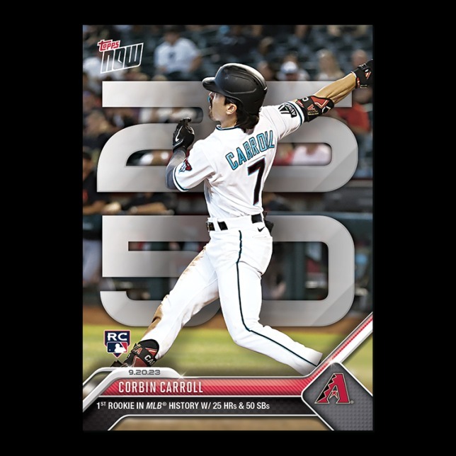 MLB球員卡 Corbin Carroll - 2023 MLB TOPPS NOW® Card 898 - PR: 10710