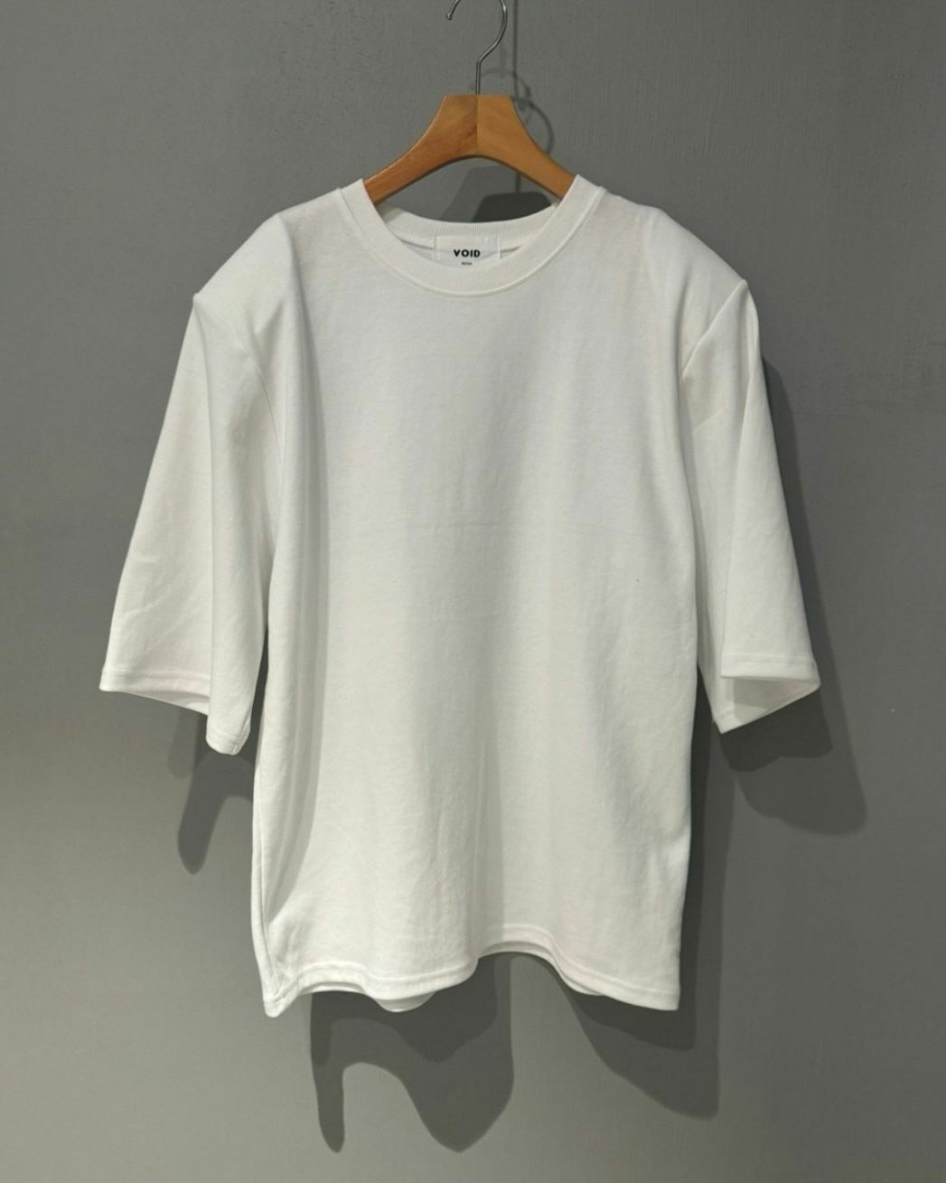 淨色短袖Tee(有墊膊) VOID-024T