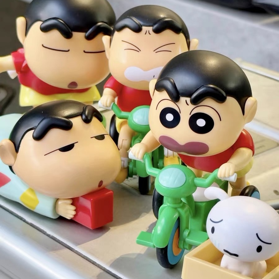 正版 蠟筆小新 動感新生活系列 發條玩具 盲盒