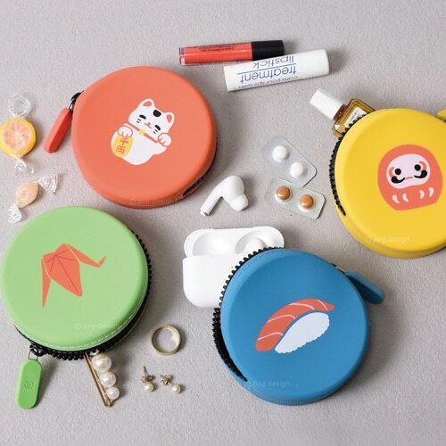 日本吉祥物 圓形零錢包