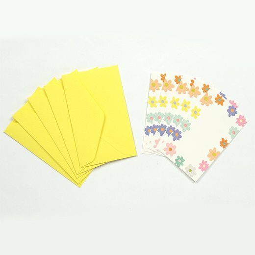 chic-花朵 卡片信封組｜日本Greeting Life