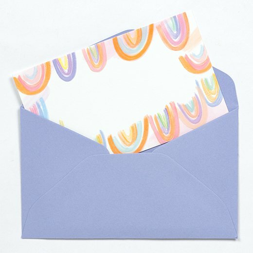 chic-彩虹 卡片信封組｜日本Greeting Life