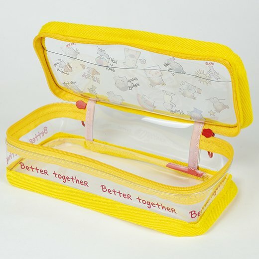 COCO醬 黃色 長方形筆袋｜ 日本Greeting Life