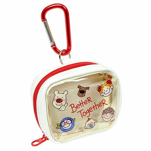 COCO醬_白色 Tidy迷你收納包 附掛勾  ｜COCO and Wondrous Gang 日本