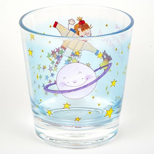 COCO醬_太空船 270ml透明冷水杯 |日本Greeting Life