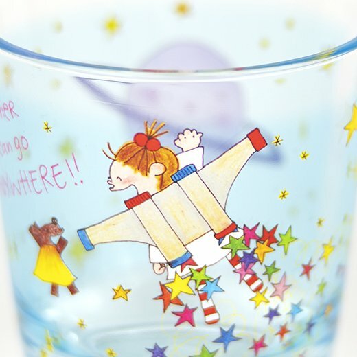 COCO醬_太空船 270ml透明冷水杯 |日本Greeting Life