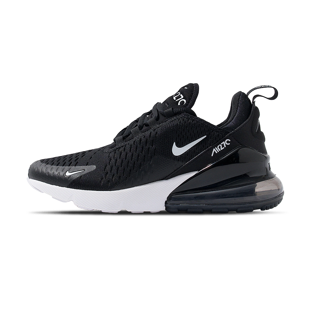 Nike Air Max 270 女子 黑白 運動 休閒 慢跑鞋 低筒 襪套 氣墊 避震 球鞋 AH6789-001