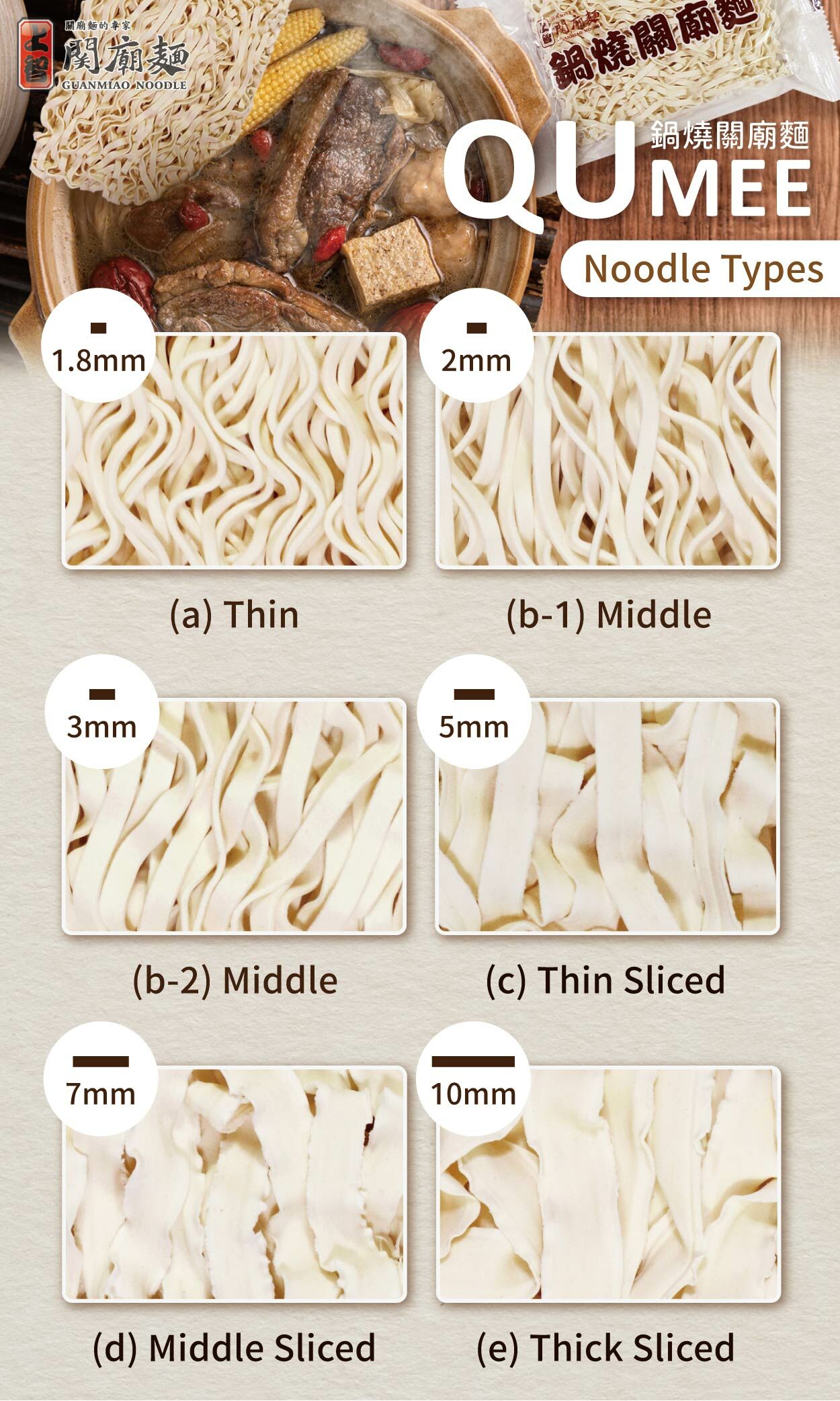 Sun Chi - Qu Mee - individually packed dried noodle