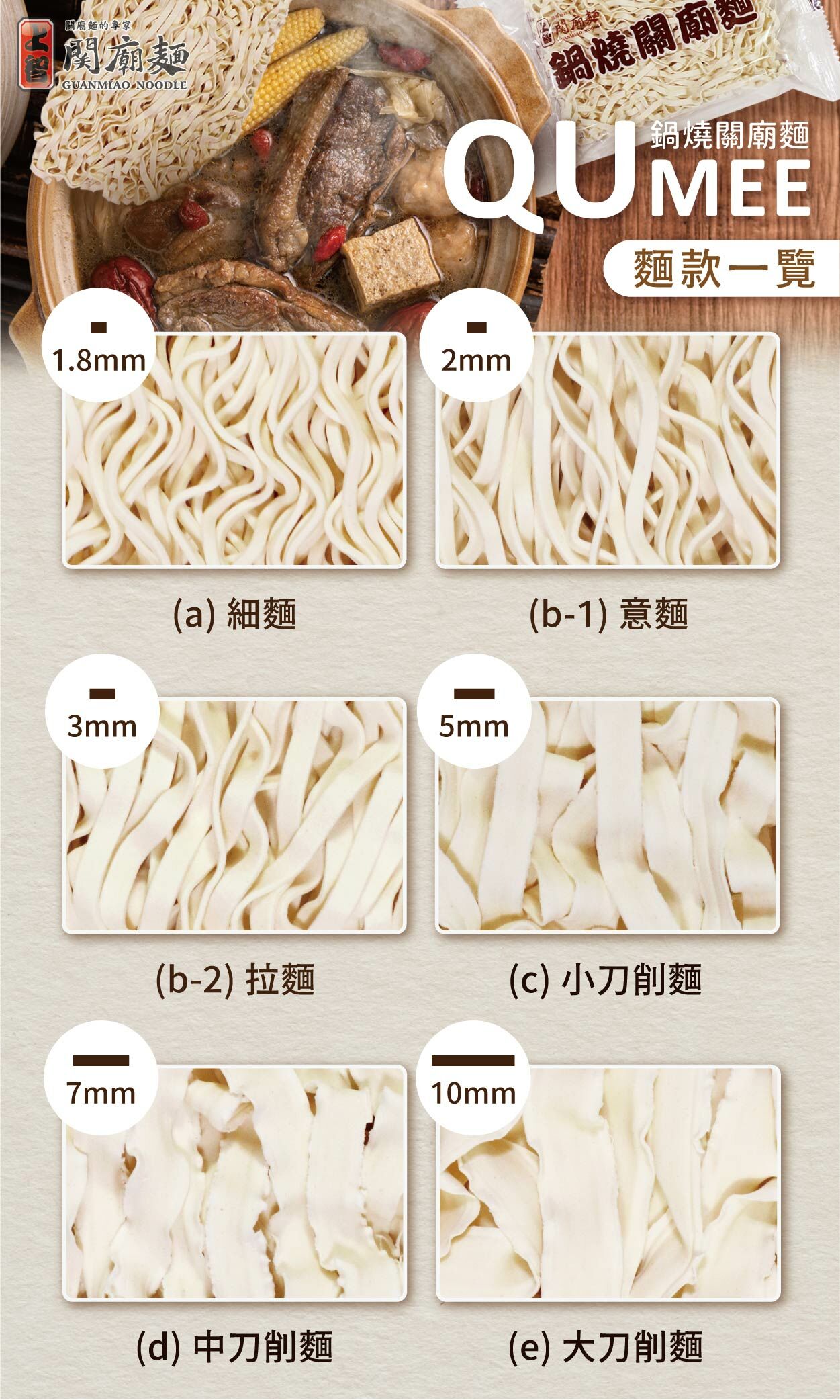 上智關廟麵-鍋燒關廟麵-單片包裝快煮麵