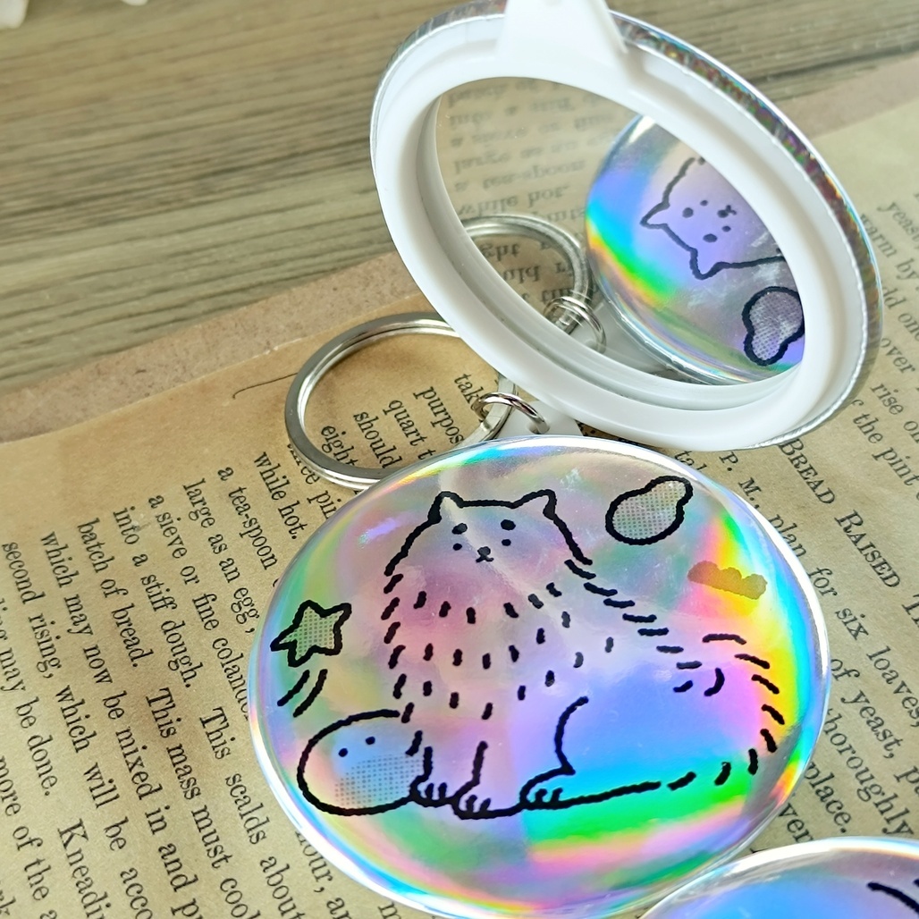 繭花．鏡子鑰匙圈  共四款