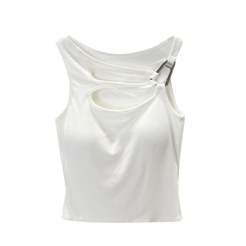Hot selling hollow camisole (white, one size fits all)