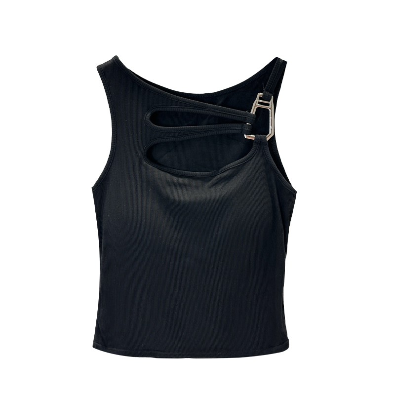 Hot selling hollow camisole (black, one size fits all)