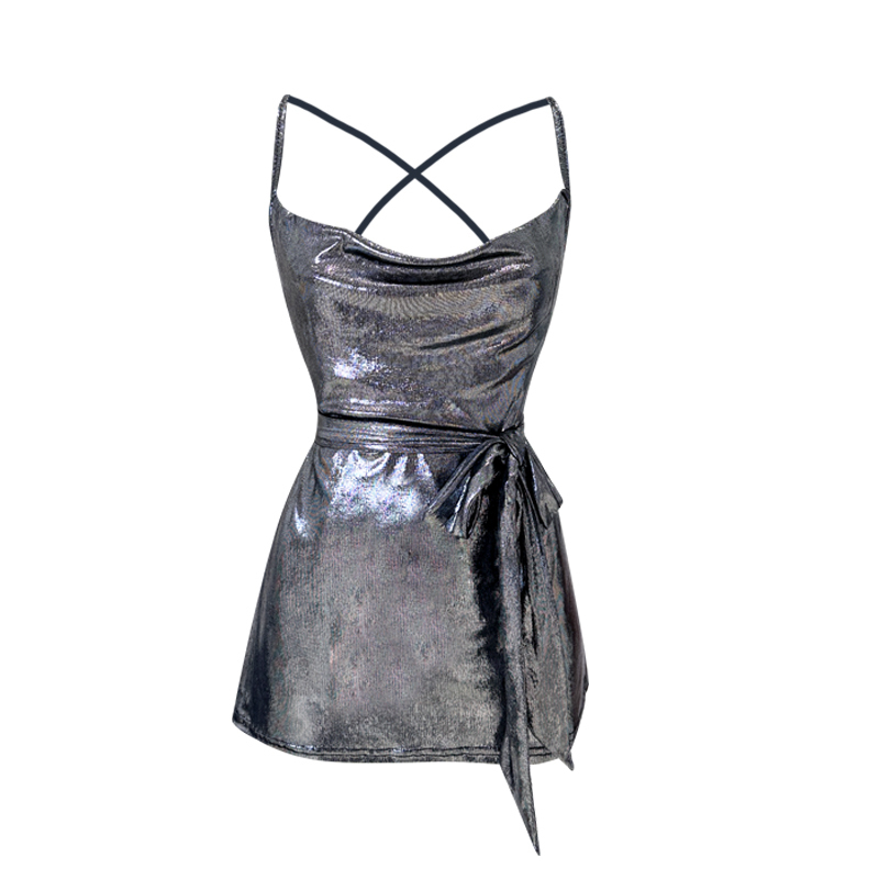 Hot selling backless camisole (silver, one size fits all)