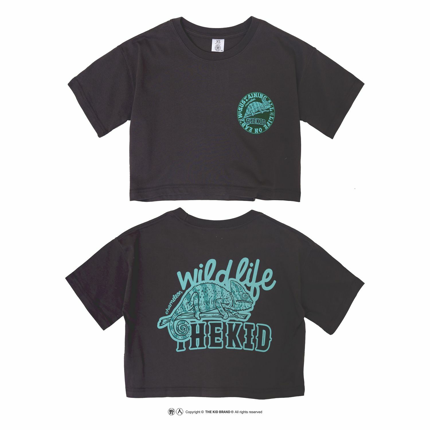 KID ® 動物系列 高冠變色龍短T Ver.2