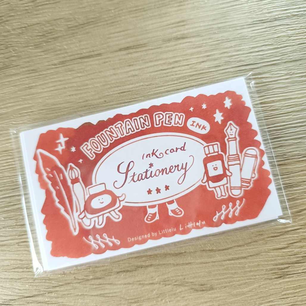 日本little lu．彩墨試色小卡 10枚入