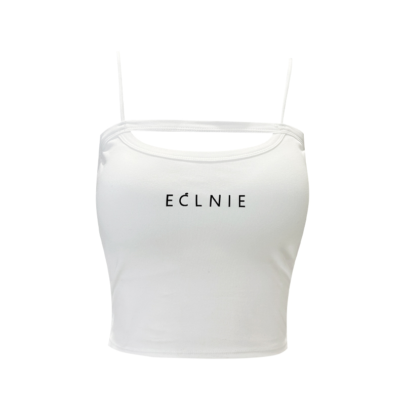 Hot selling printed camisole (white, one size fits all)