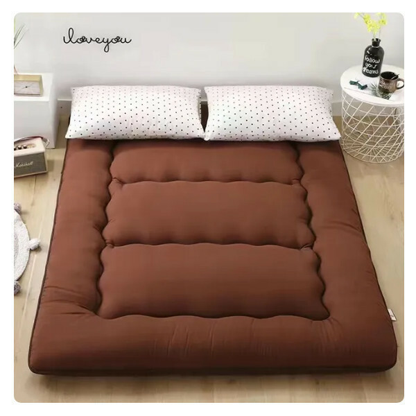 新款可摺疊榻榻米地板墊柔軟床墊兒童防撞墊(厚度8cm) (Color: 6) 200x220cm