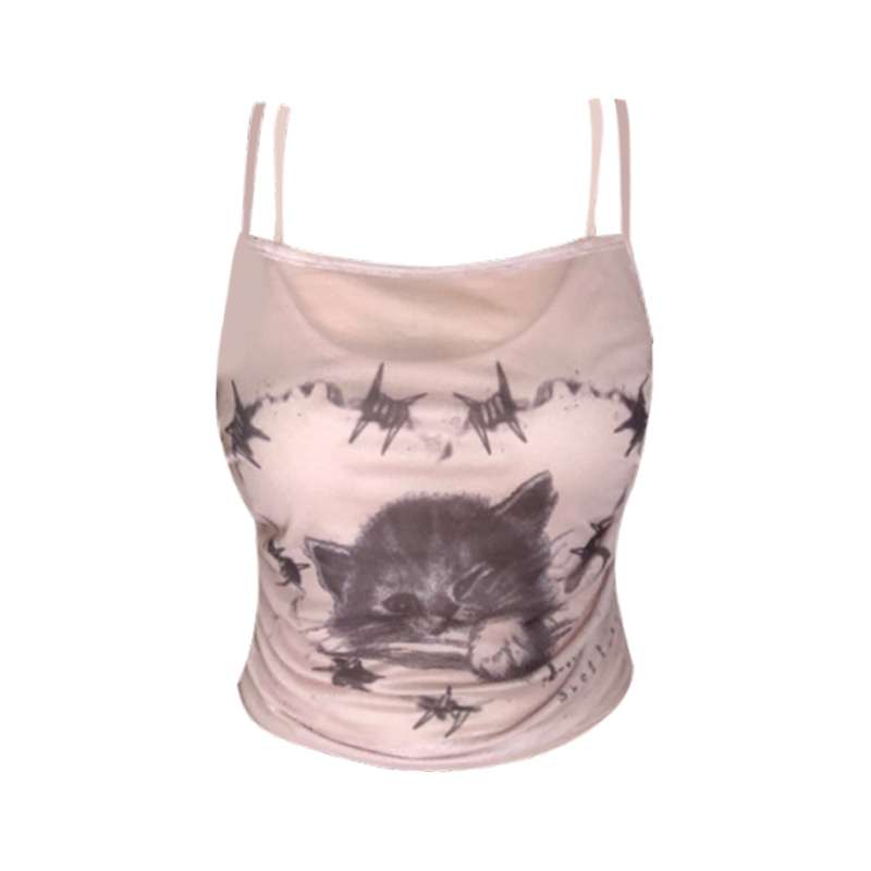 Hot selling cat ink print sling (picture color, one size fits all)