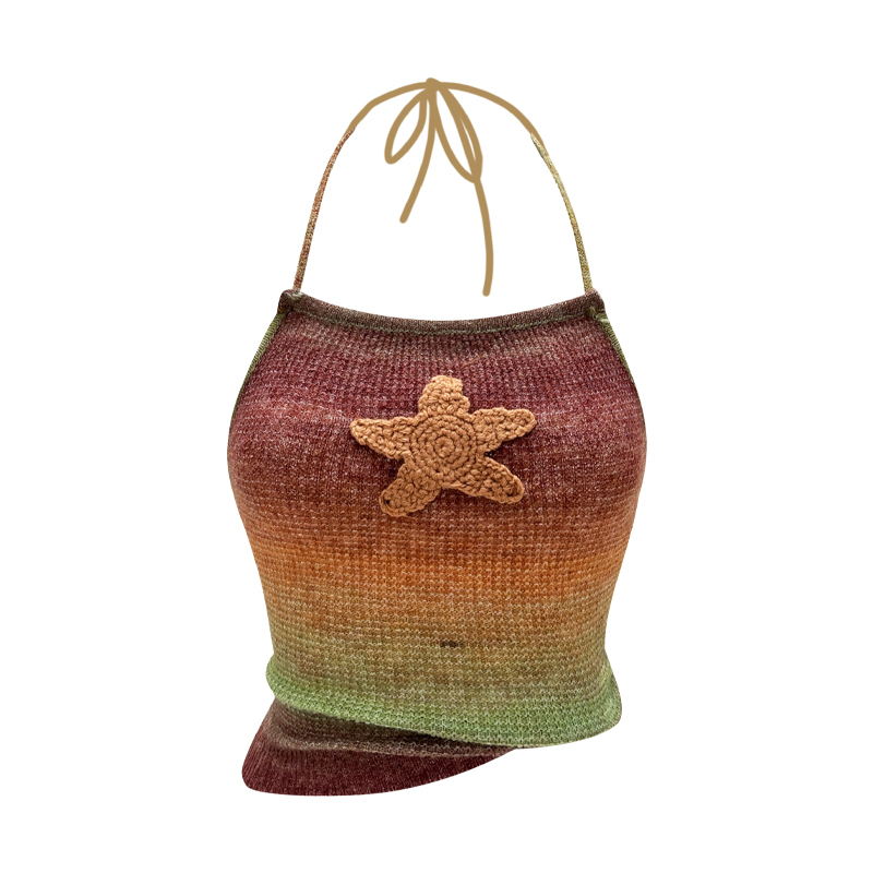 Hot selling knitted halterneck camisole (color, one size fits all)