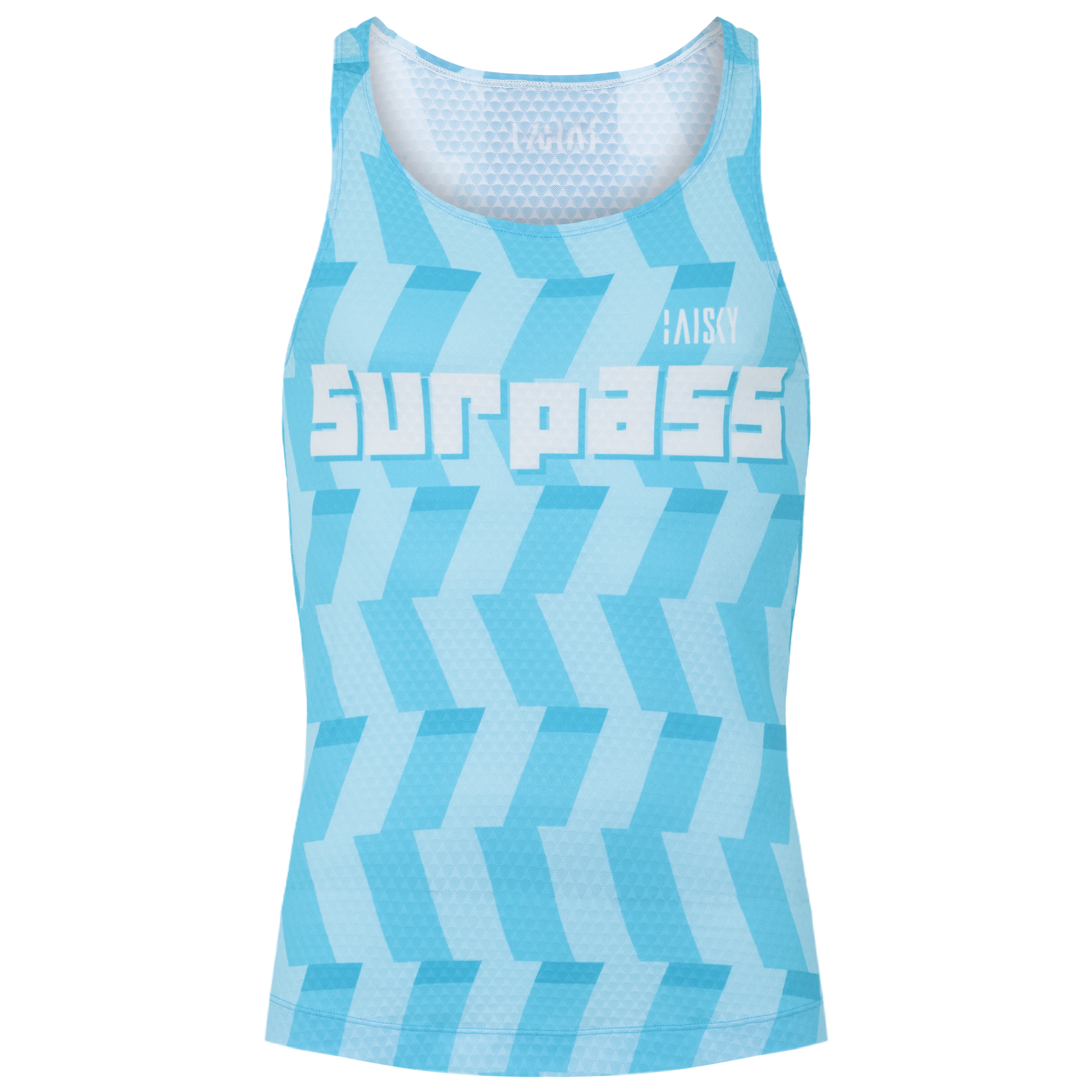 男款慢跑背心 Surpass 超越 藍