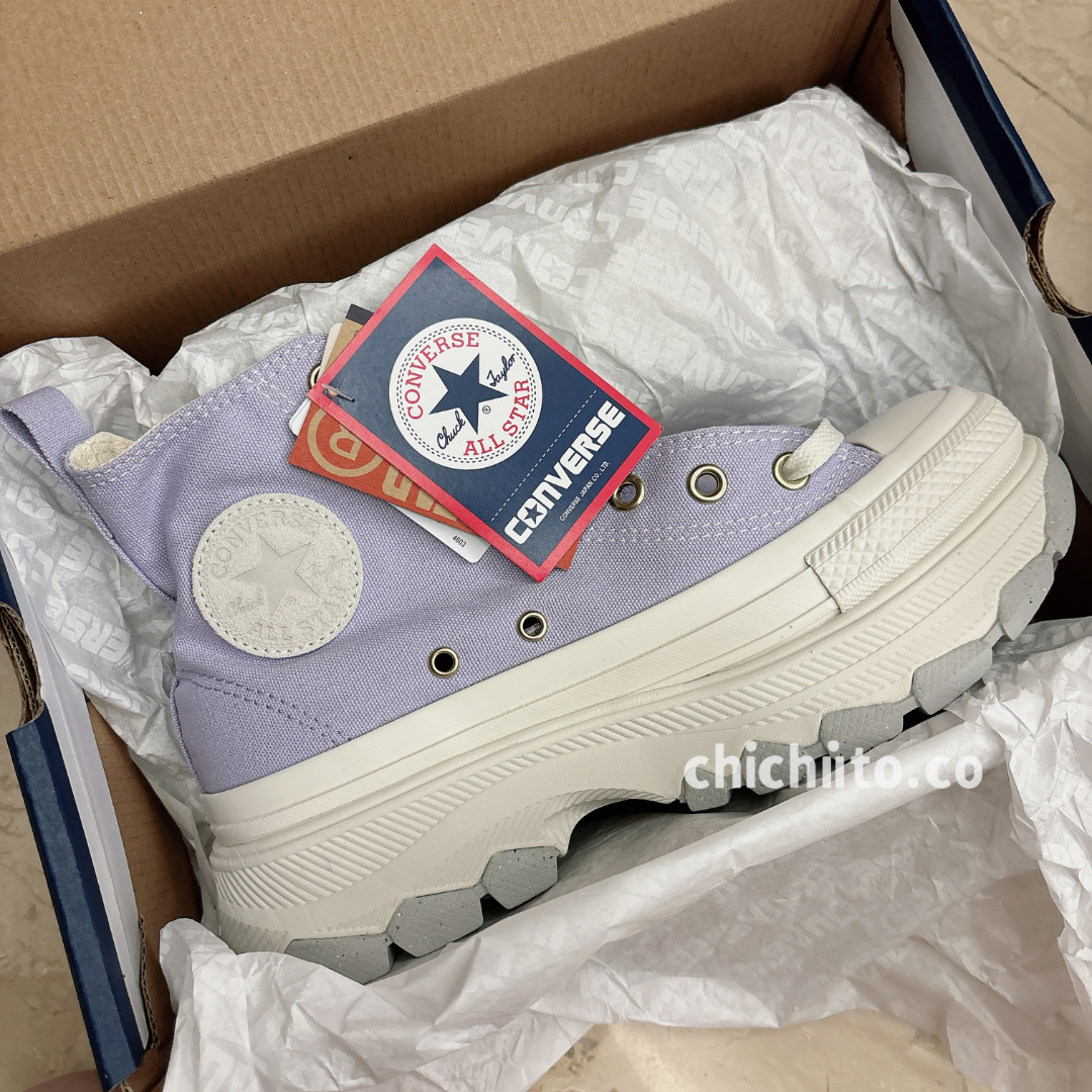 converse trekwave 厚底高筒 春日3色