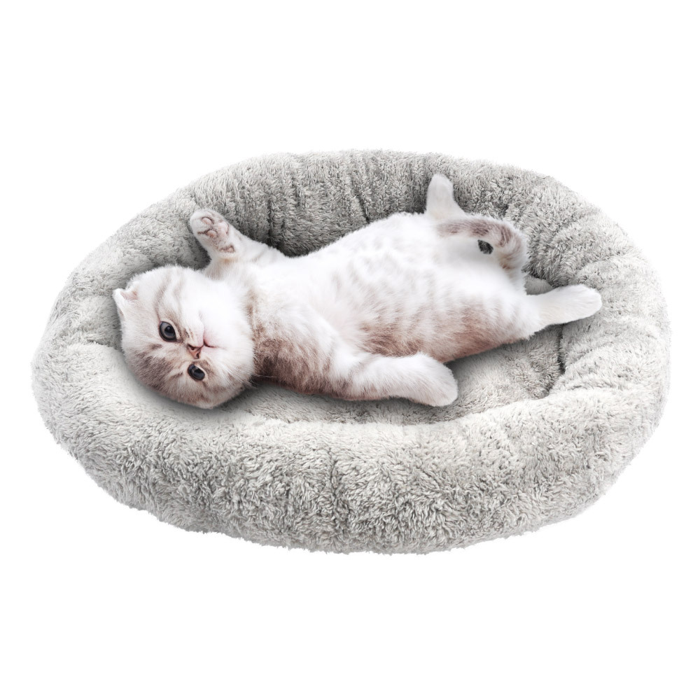 加厚型回彈保暖寵物窩-灰