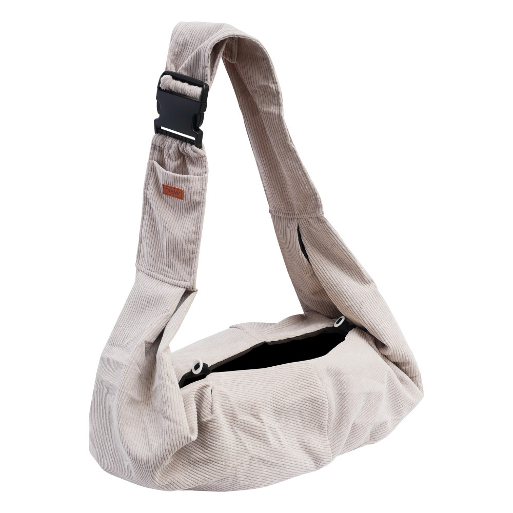 日式寵物外出單肩包-灰