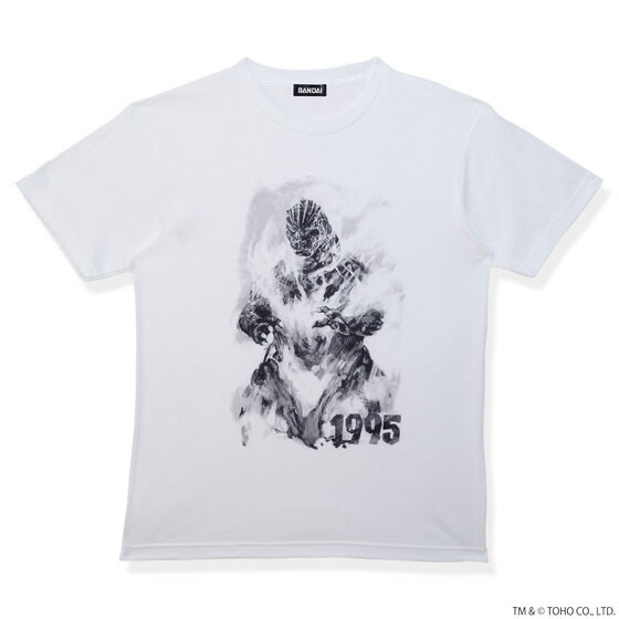 219966 Pbandai 預訂2025/1月 ゴジラ　モノクロデザインTシャツ　バーニングゴジラ