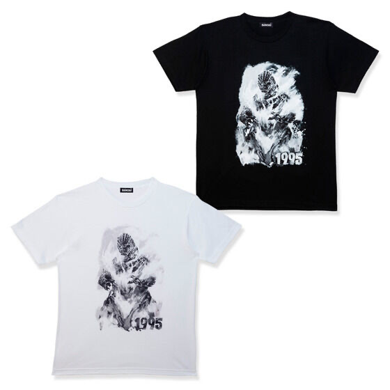 219966 Pbandai 預訂2025/1月 ゴジラ　モノクロデザインTシャツ　バーニングゴジラ