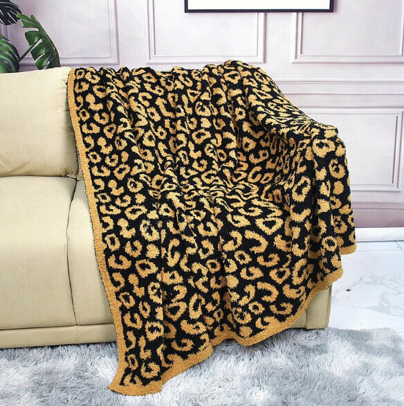 Hot Recommended (1 Pack) Nap Coral Fleece Throw Blanket (Coffee + Black) (Size: 127*152cm)