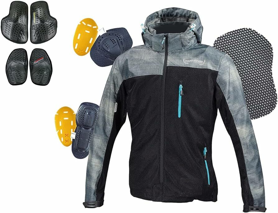 KOMINE JK114 SMOKE BLACK 煙燻黑 夏季防摔衣 女版