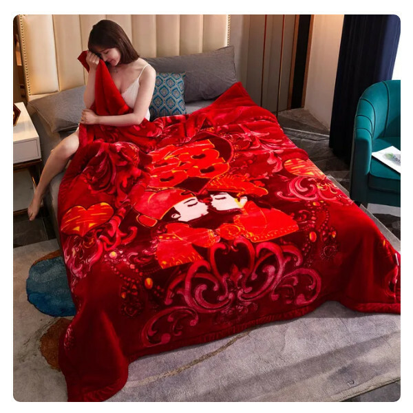 爆款雙層加厚毛毯保暖雙面毛法蘭絨毯珊瑚絨毯 140x190cm 1.5kg (款色14)