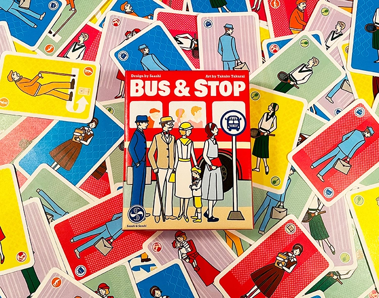 BUS & STOP, 桌上遊戲, 觀塘桌遊, 觀塘, 桌遊, Partyideas, 日本桌遊, Saashi, 電梯前, 客人來之前