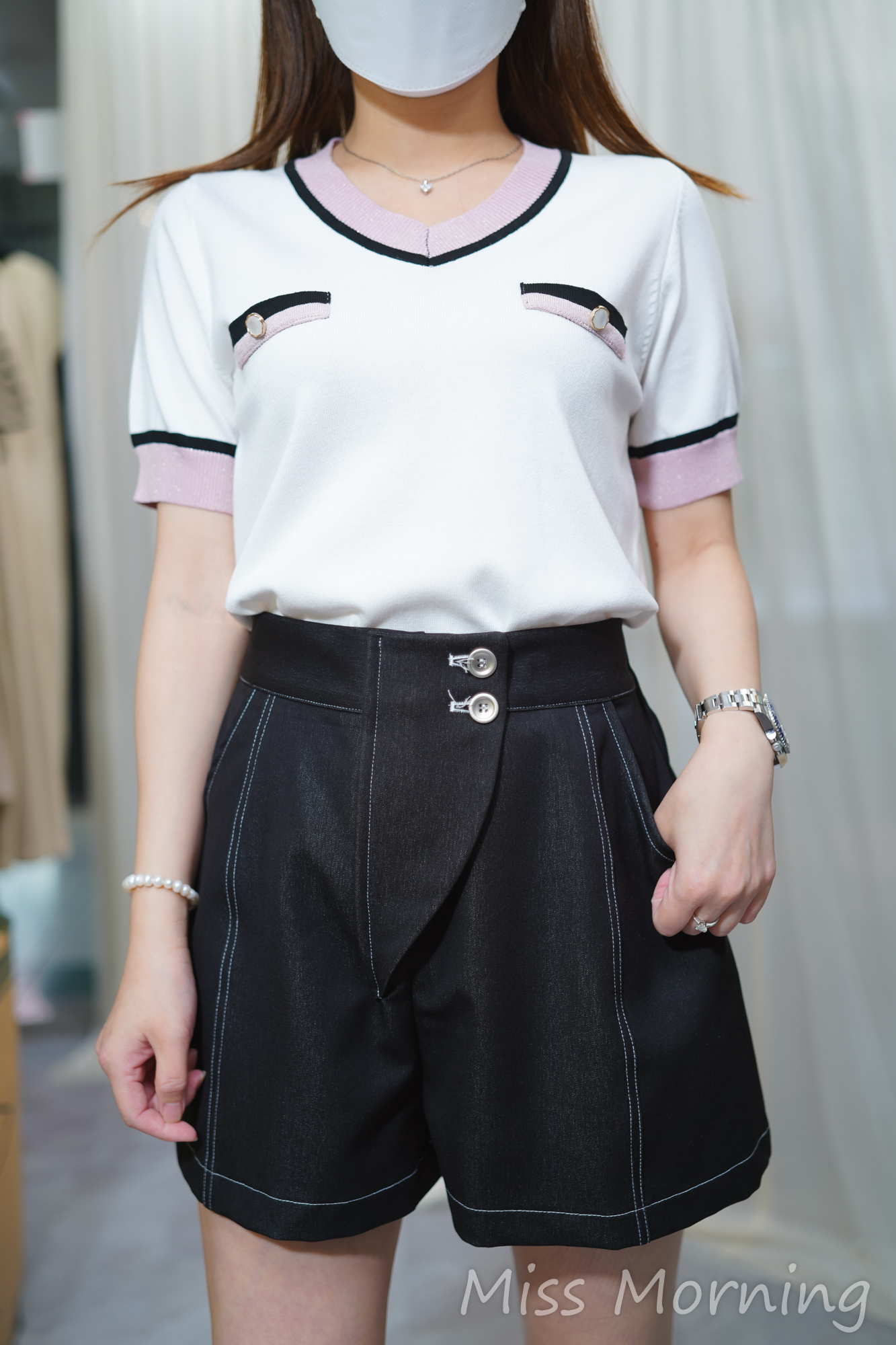 靚色V領Top(13930)