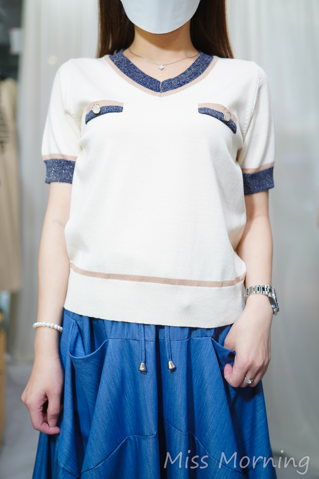 靚色V領Top(13930)