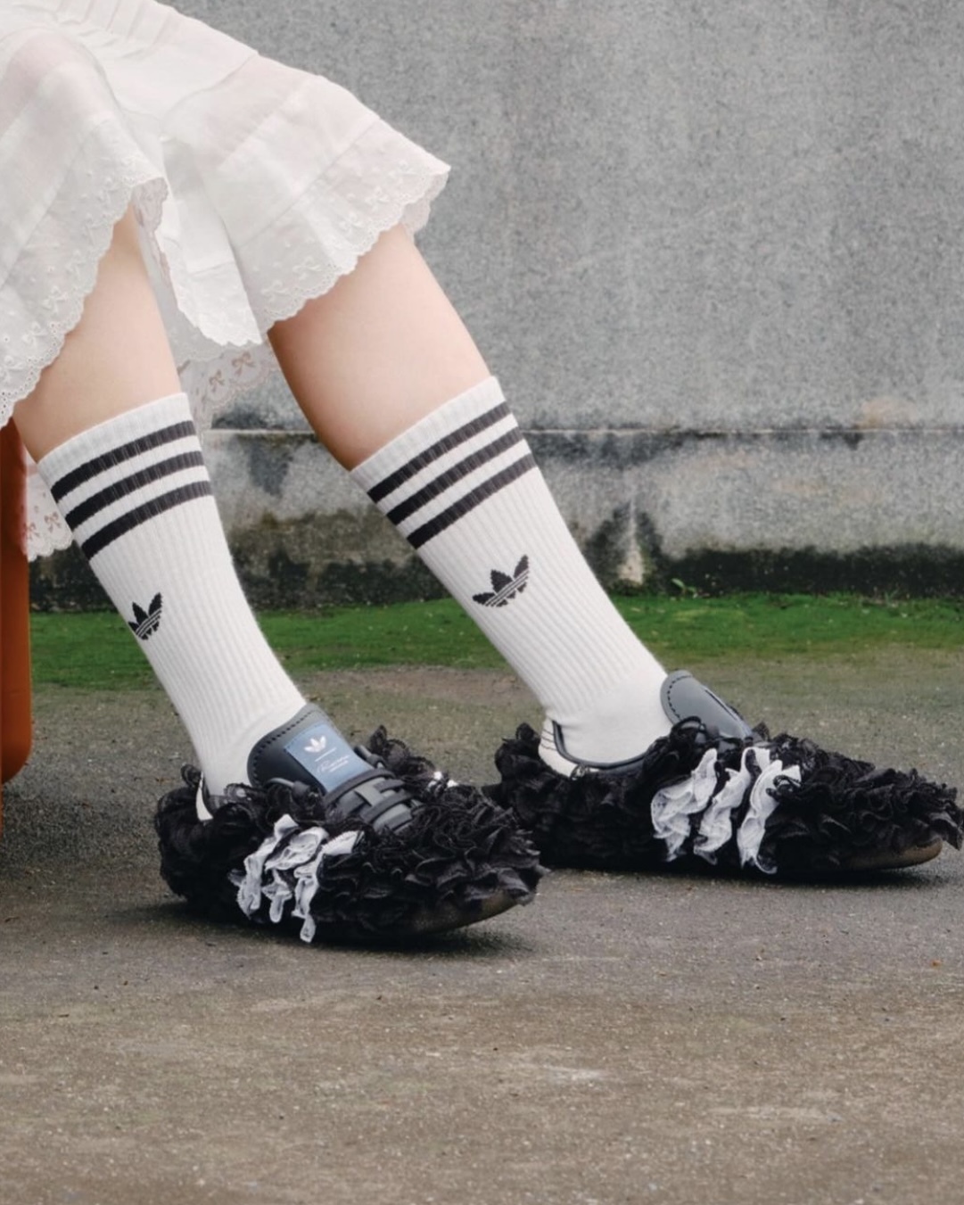 【Focus Store】預購 Caroline Hu x Adidas Originals Samba OG Reverie "Black" 黑白蕾絲 JS2778