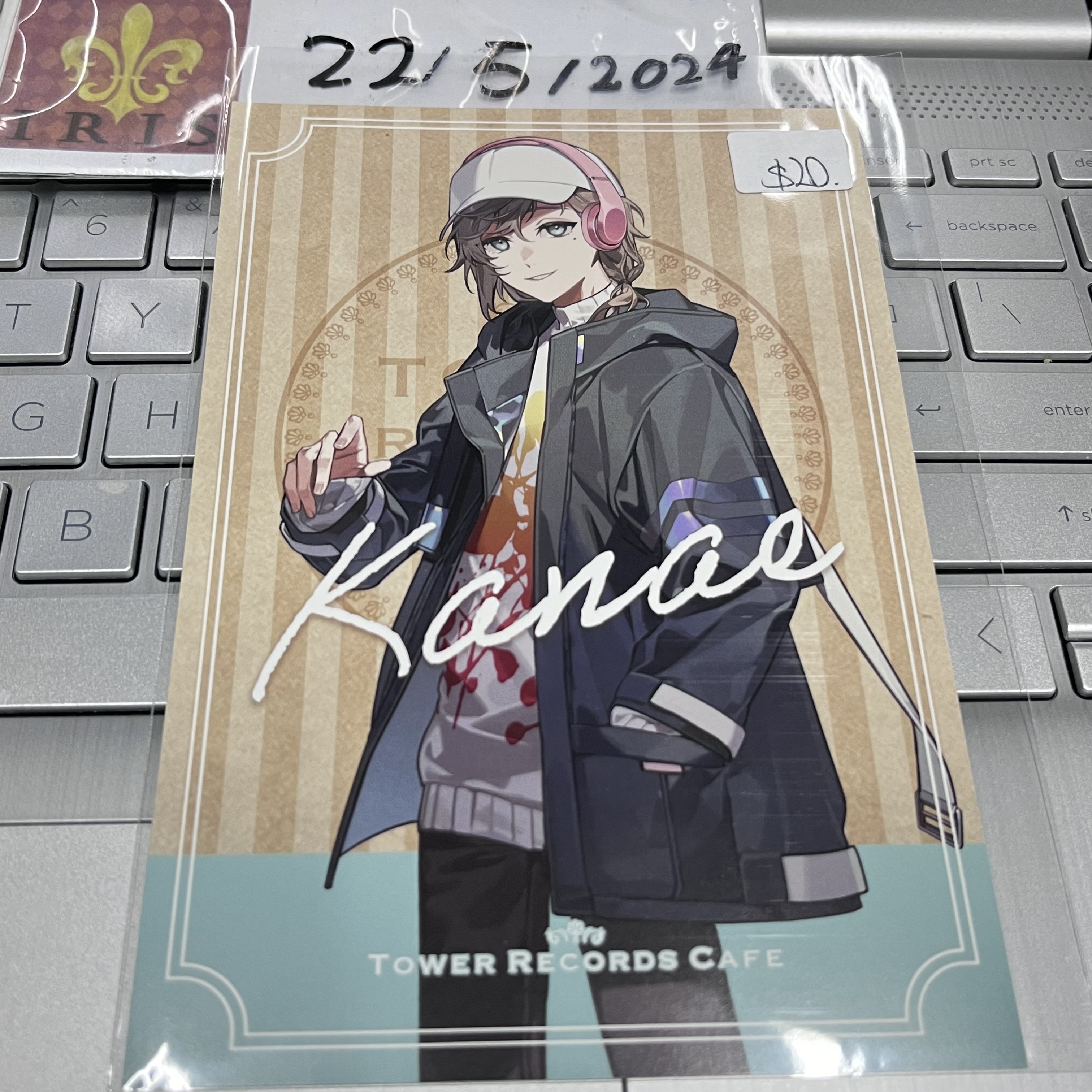 彩虹社 叶 明信片 cr