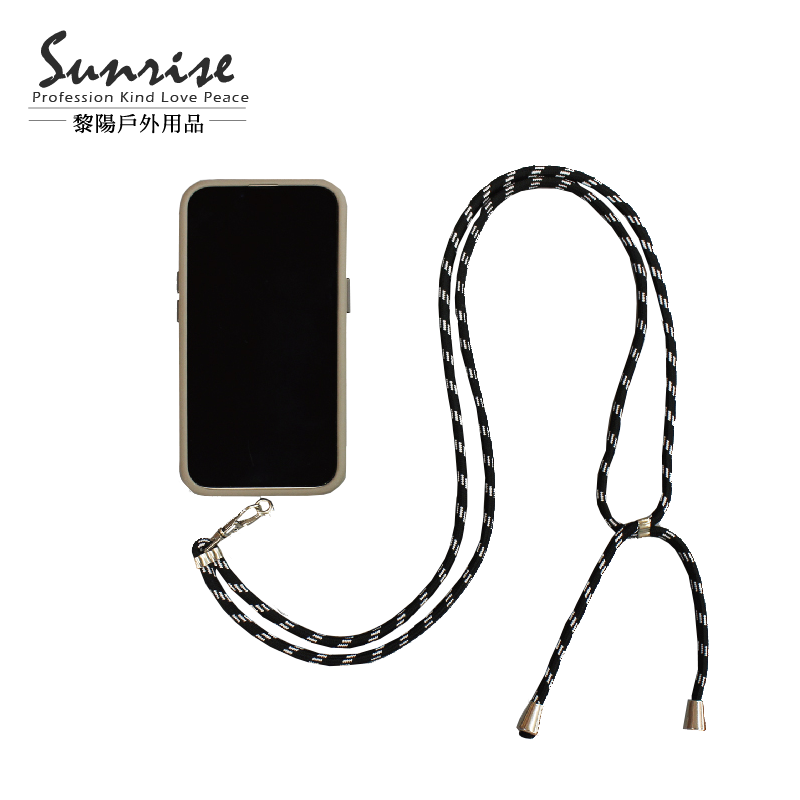 可調節手機背帶0.6cm (顏色隨機) 手機背繩/斜背/斜掛繩/可調節/附墊片 79XNS168-6