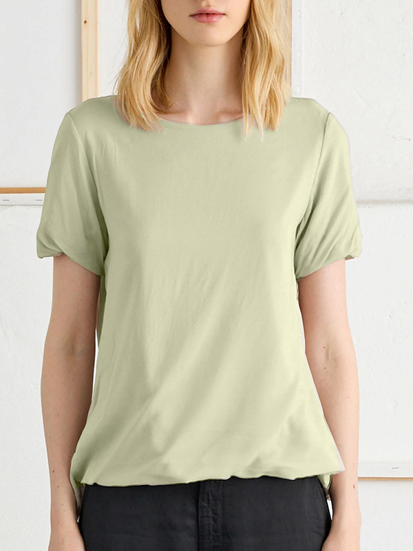 EUROPEAN 後交叉上衣(淺綠)