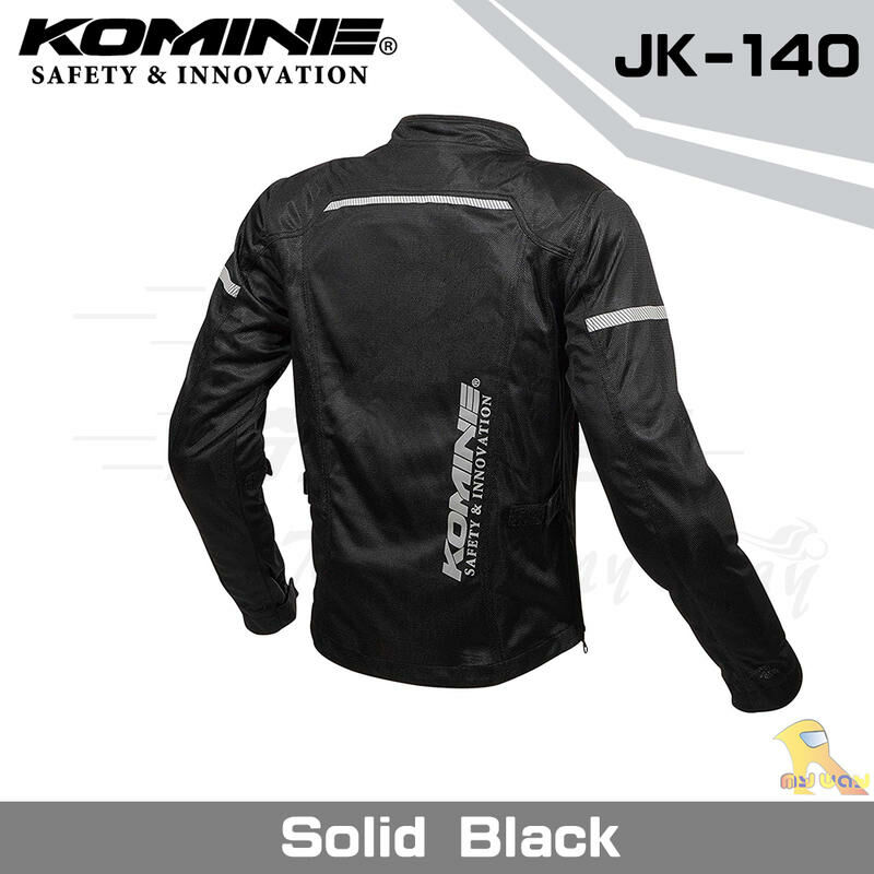 KOMINE JK-140 BLACK 黑 3D剪裁 網眼 夏季防摔衣