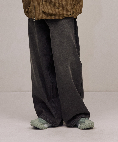 【代購】韓國選貨 F.ILLUMINATE 水洗破壞牛仔長褲 4色