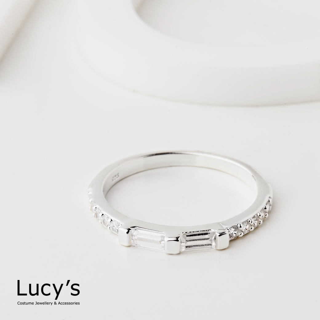 925純銀 璀璨縱橫 戒指 (107921)