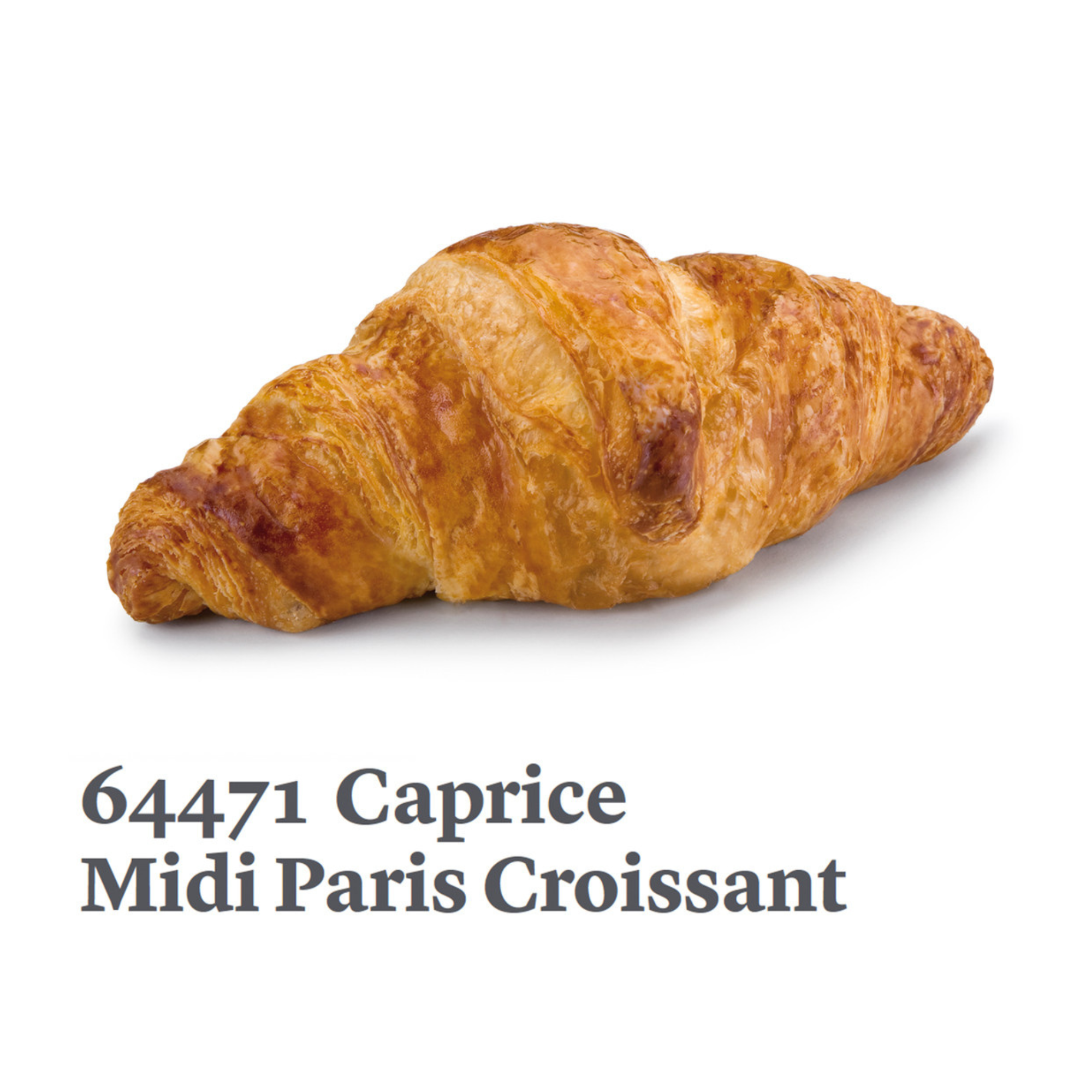 8個西班牙預制未烘焙法式中牛角包 Unbaked Caprice Midi Paris Croissant,11.5cm 45克 x 8個 , 360克/ 袋 +/-5% (-18C)