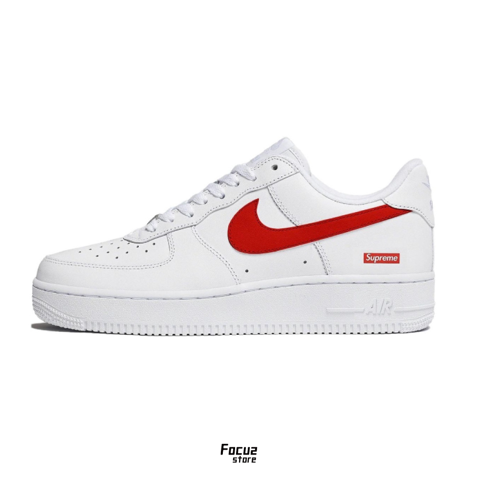 【Focus Store】預購 Supreme x Nike Air Force 1 Low Box Logo "Speed Red" 上海限定 CU9225-101