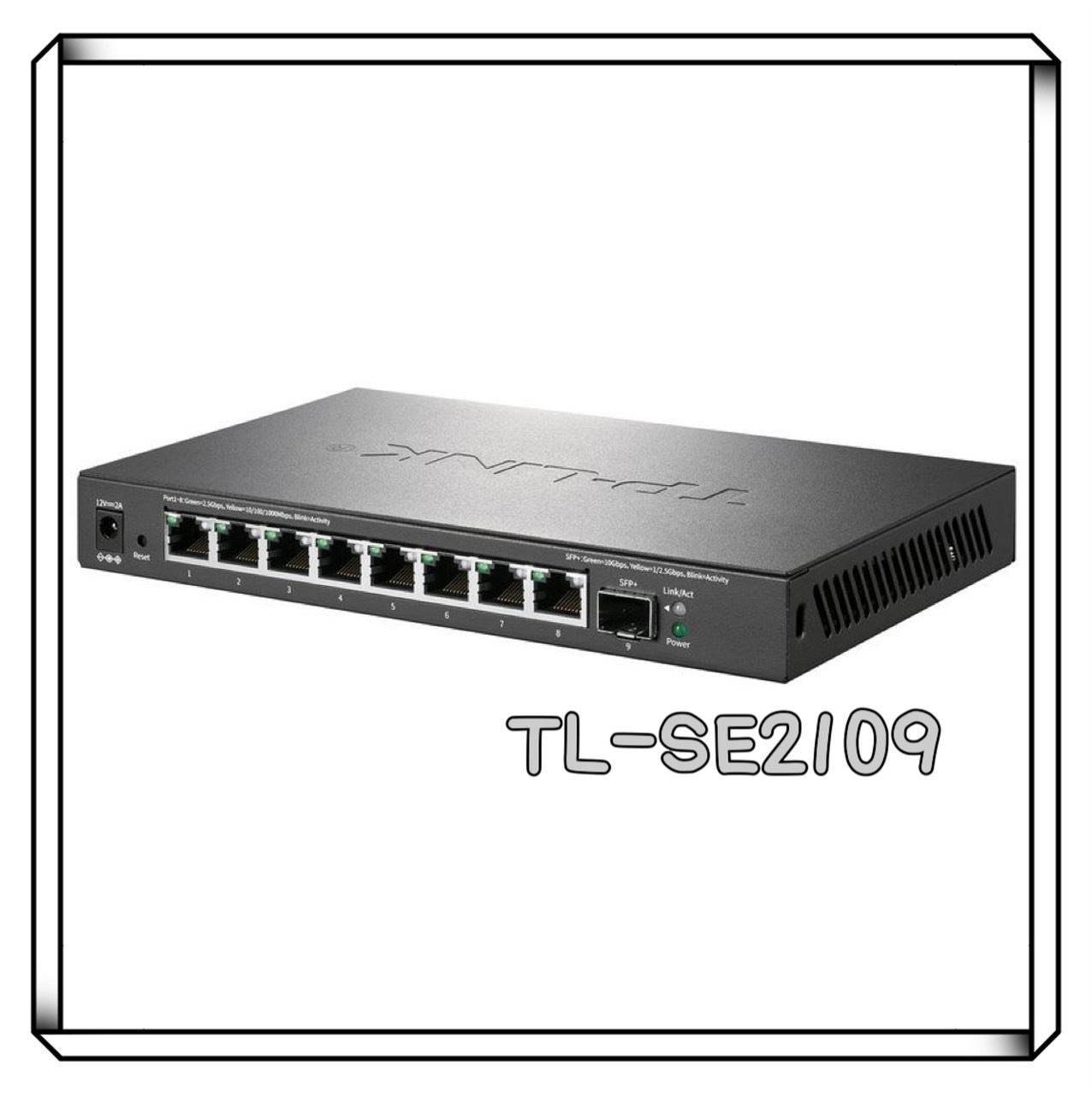 TP-LINK TL-SE2109 2.5G 9埠 網路交換器