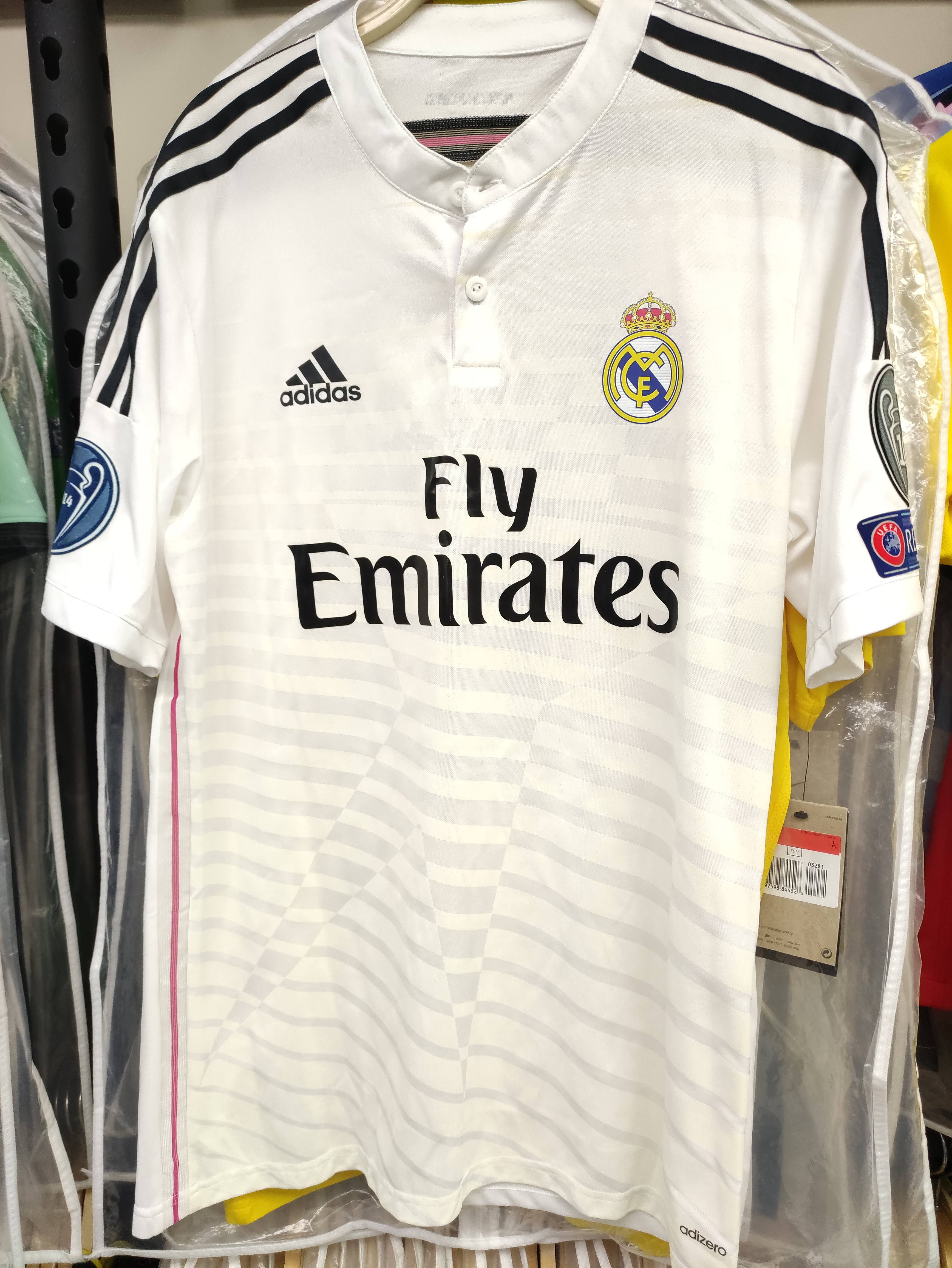 14-15皇家馬德里主場卻奧斯球員版球衣