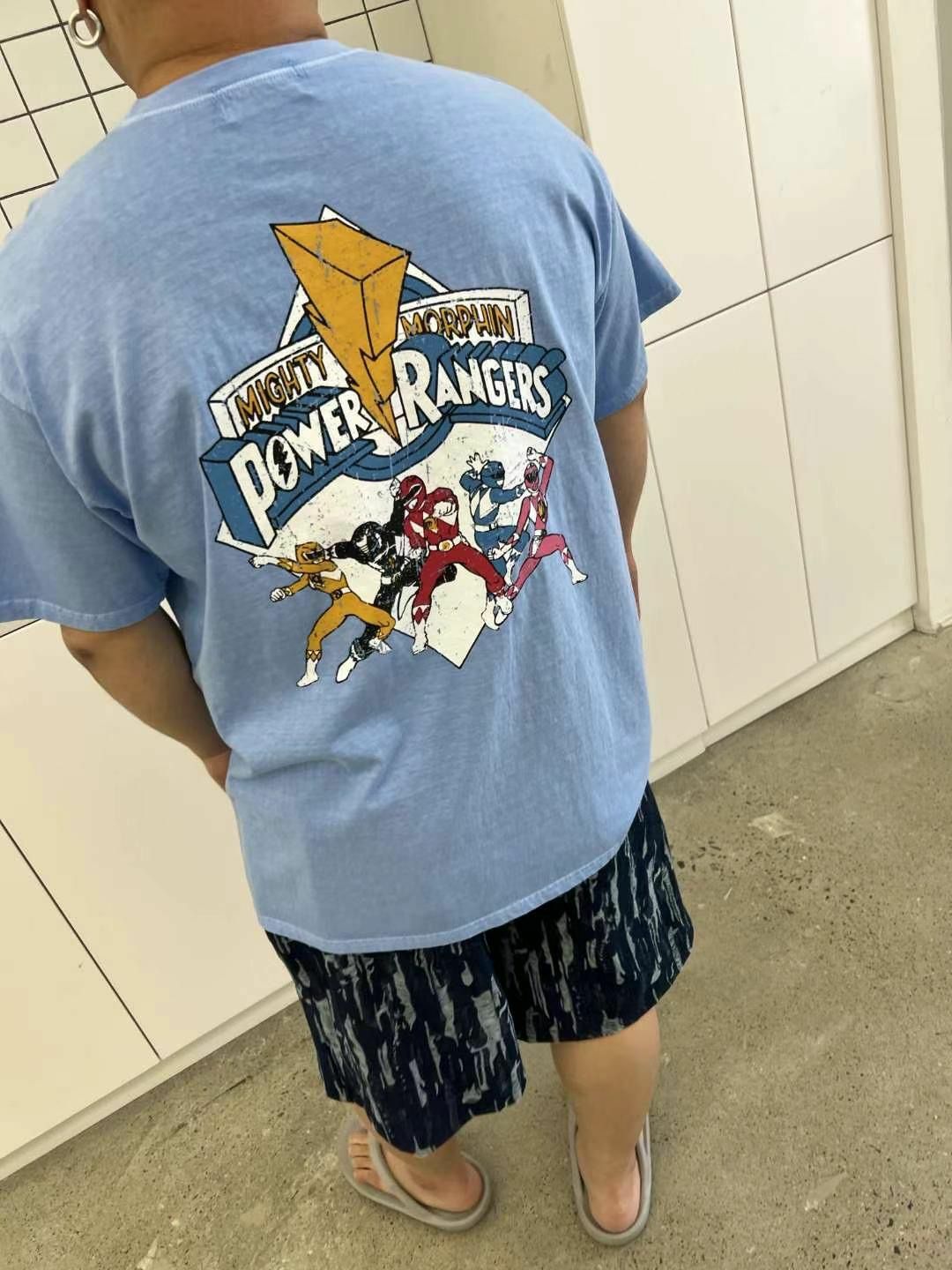 洗水卡通圖案短袖Tee KKUKKU-004T