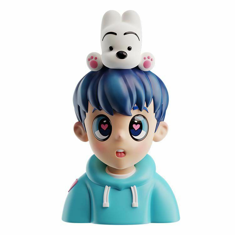 “Crush On” Boy Sculpture (Color 彩色) by Jaes Lee