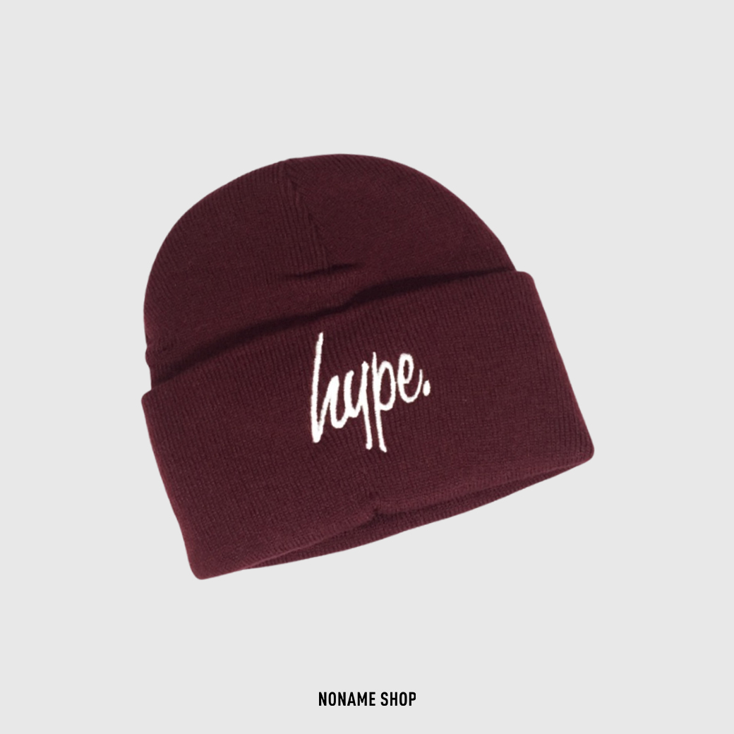 HYPE 經典 LOGO 刺繡 毛帽