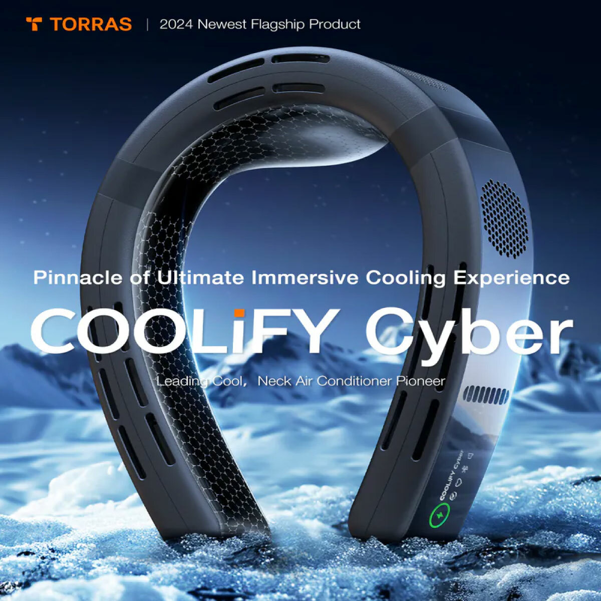 美品　TORRAS COOLIFY Cyber 楽天市場】ネッククーラー TORRAS COOLIFY Cyber 正規品 1年保証